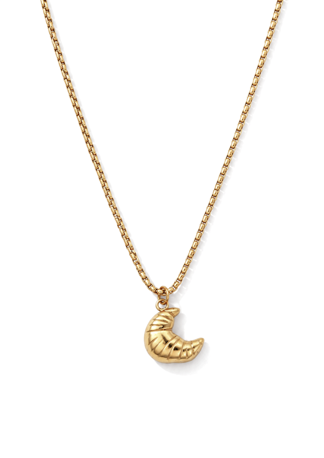 Croissant Halskette I Gold