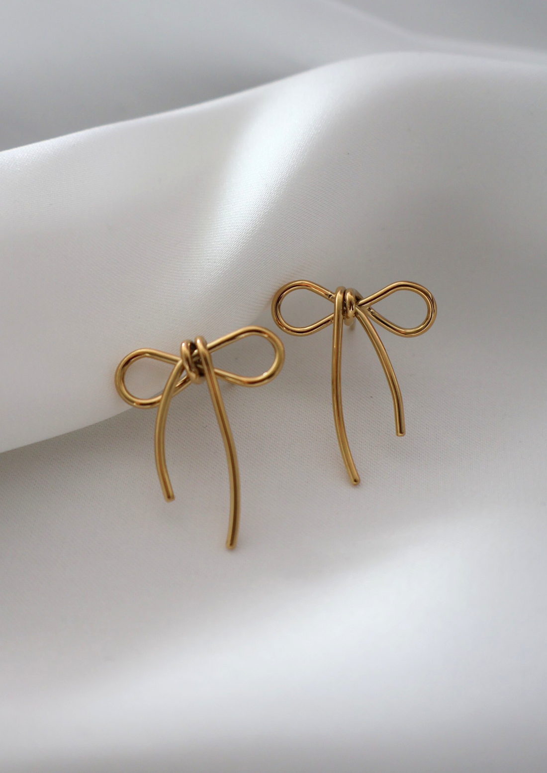 Linea Stud Earrings I Gold