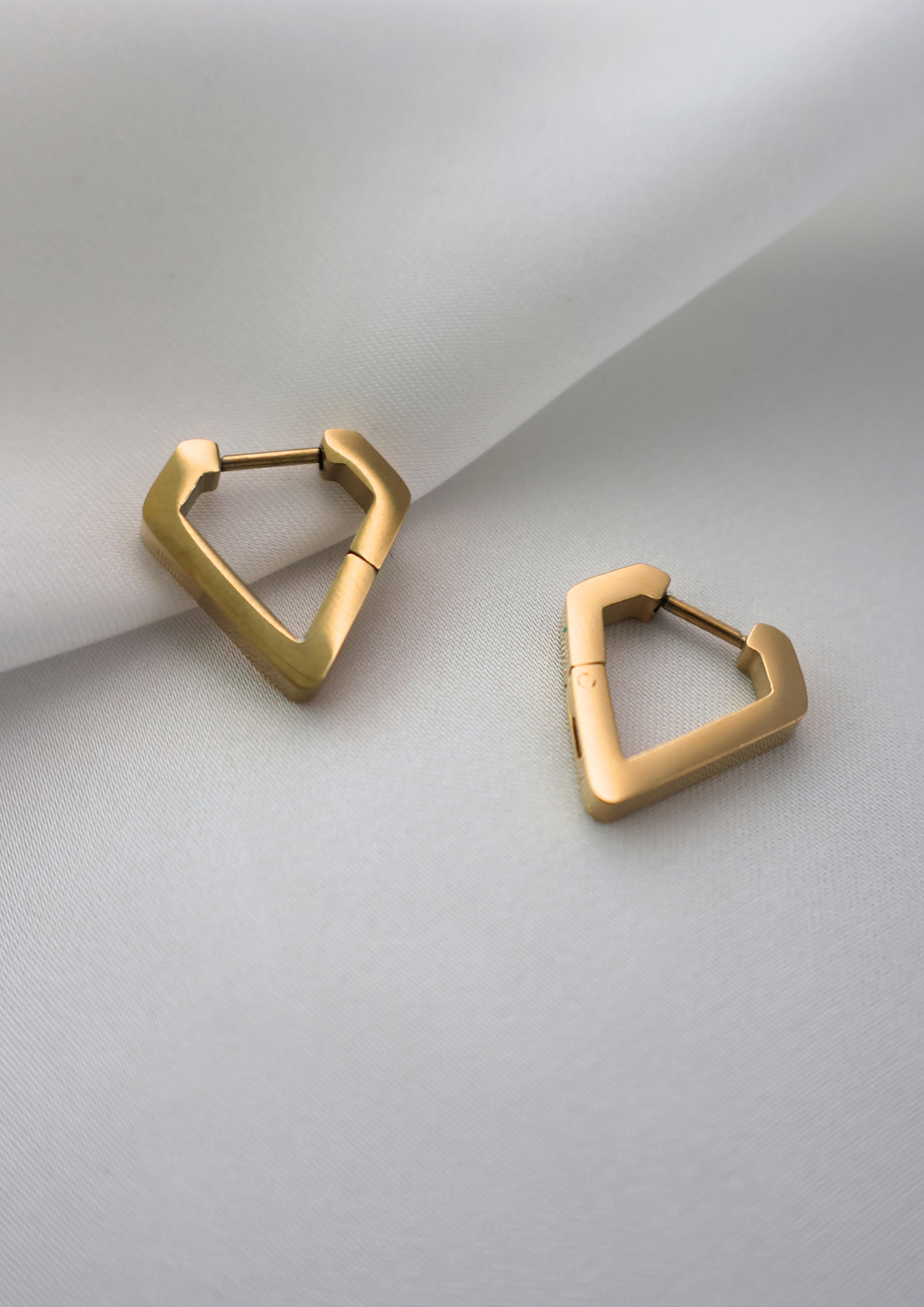 Prism Ohrringe I Gold