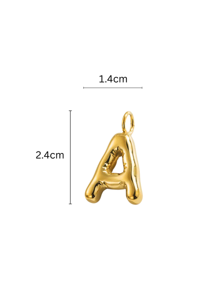 Letter Charm I Gold