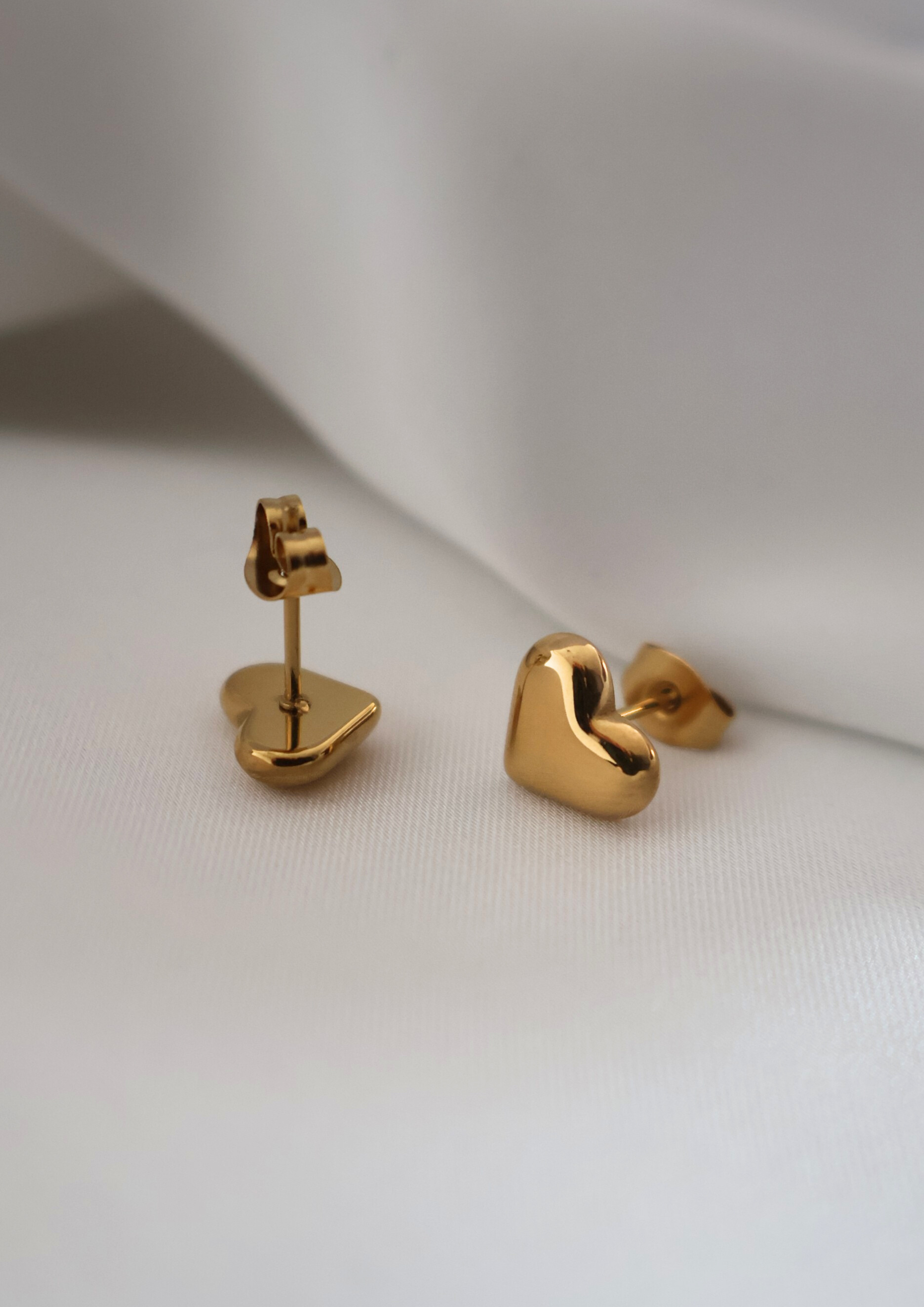 Heart Ohrstecker I Gold