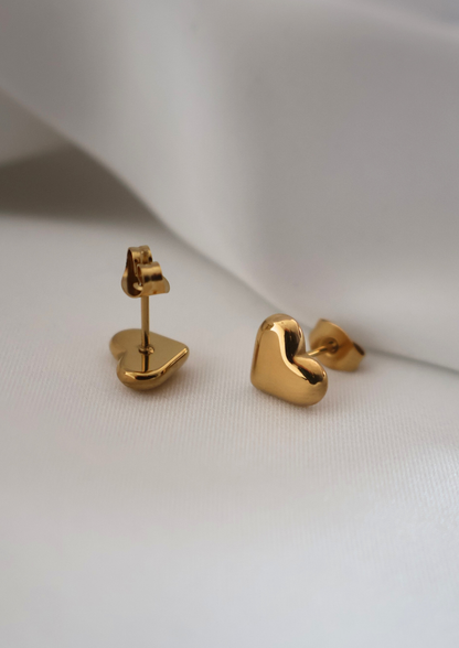 Heart Ohrstecker I Gold