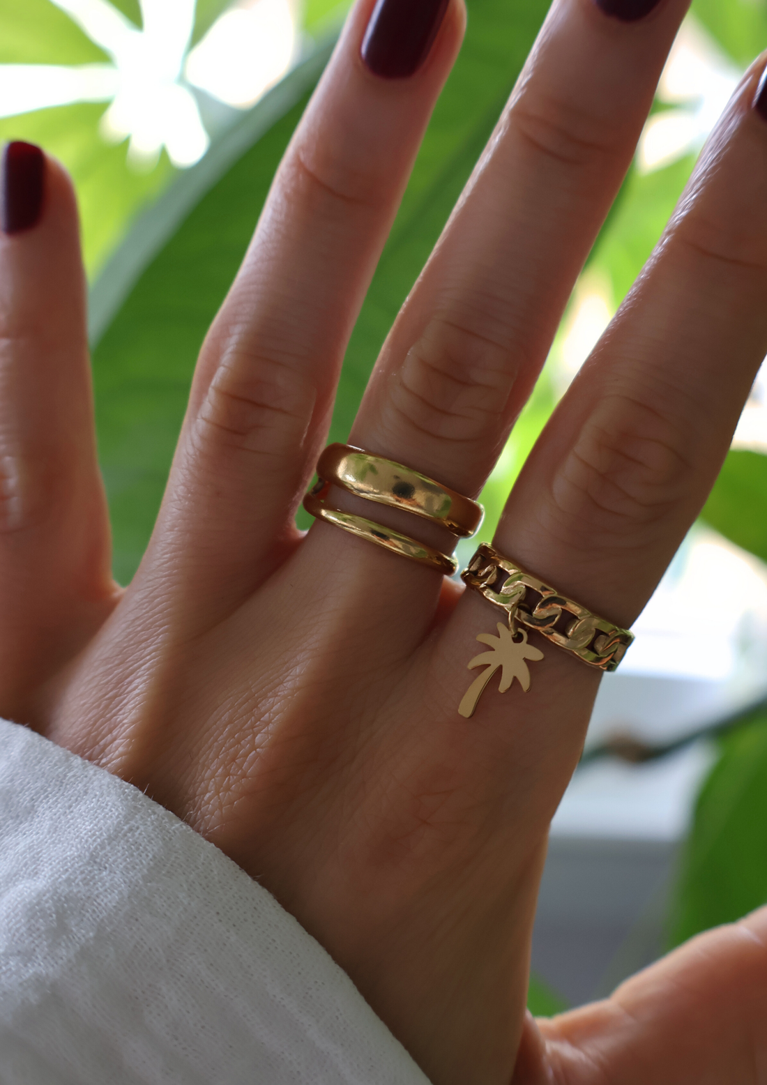 Palm Ring I Gold