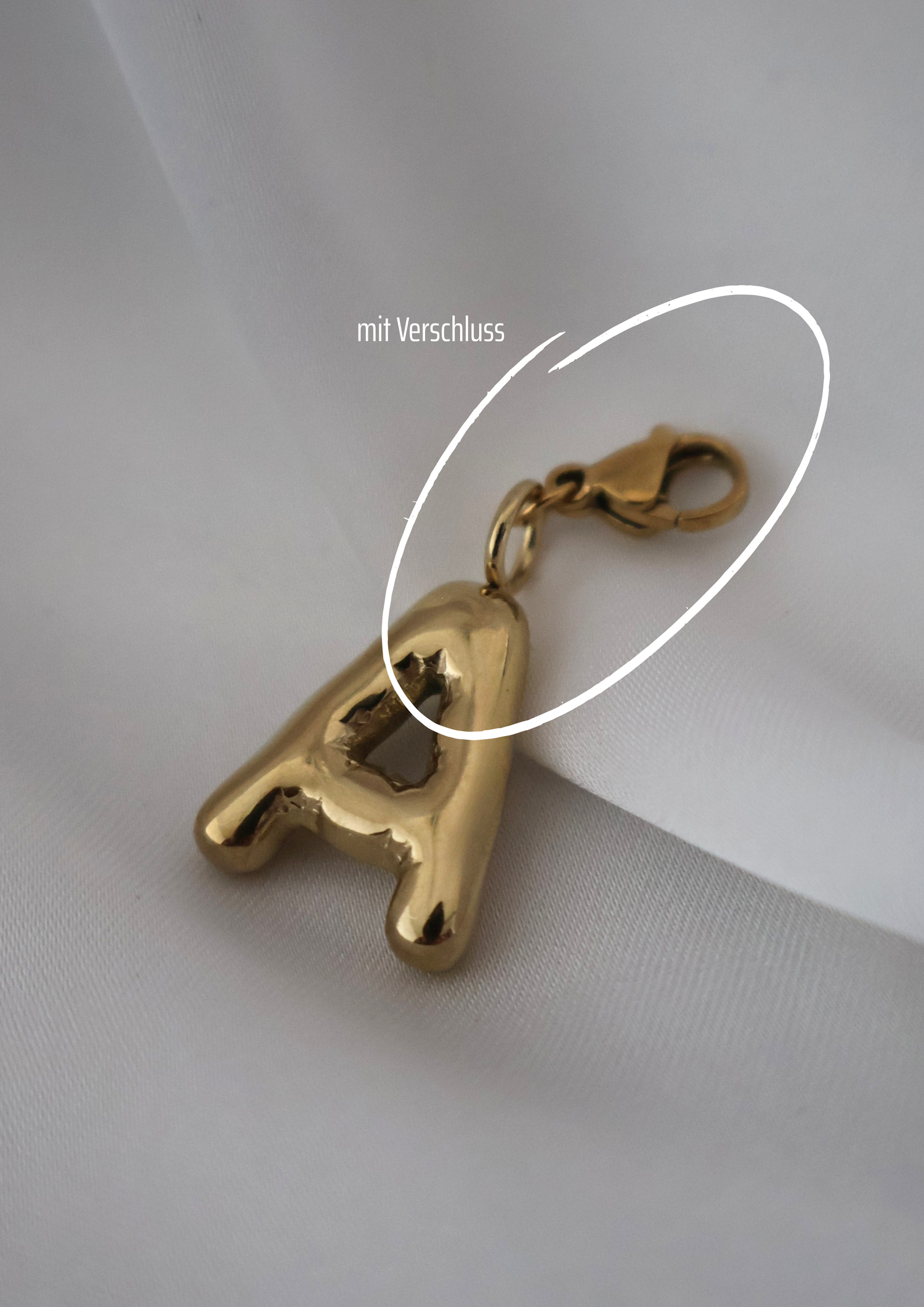 Letter Charm I Gold