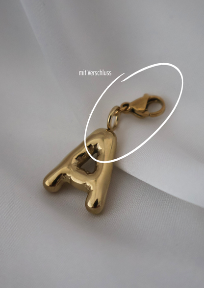 Letter Charm I Gold