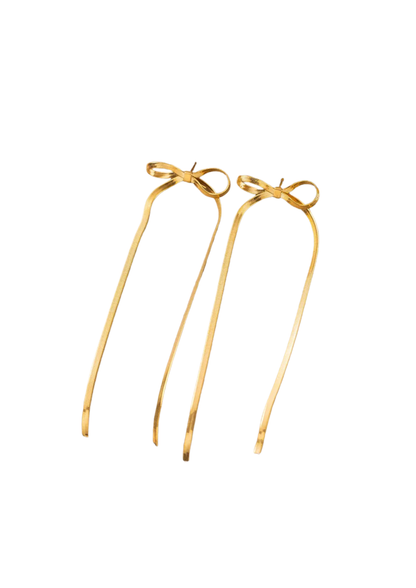 Golden Bow Ohrstecker I Gold