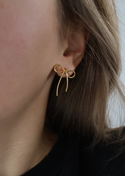 Linea Ohrstecker I Gold