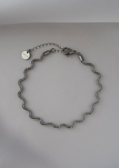 Wave Armband I Silber