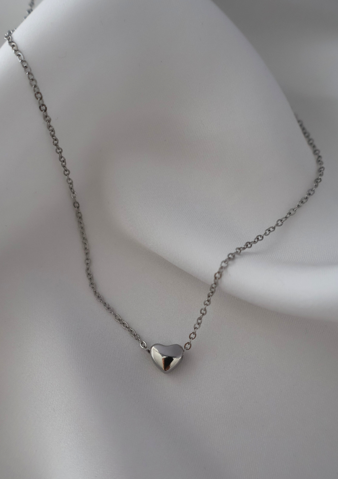 Heart Halskette I Silber