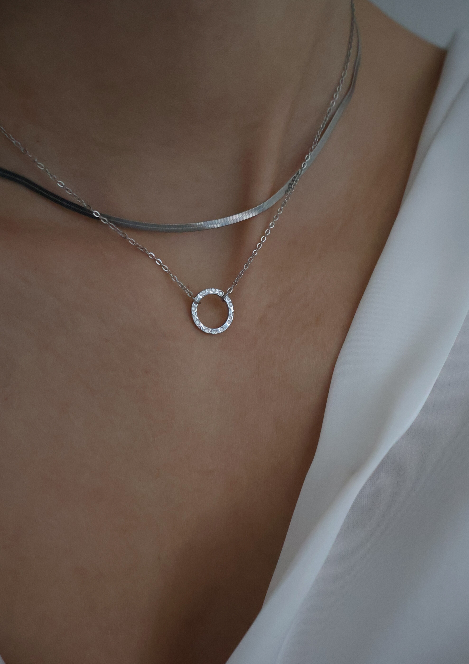 Raya Halskette I Silber