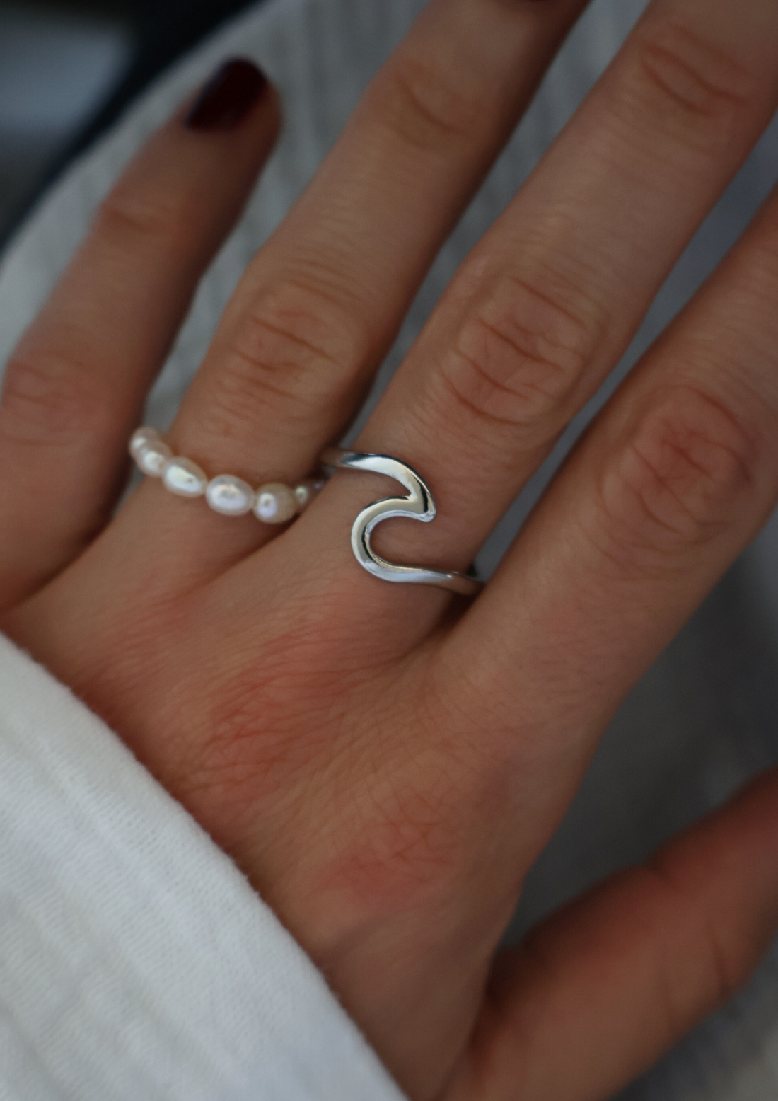 Wave Ring I Silber