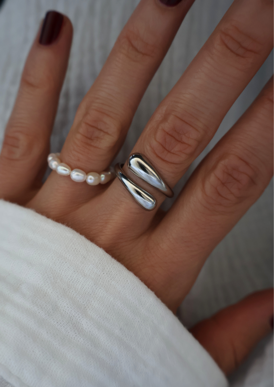 Drop Ring I Silber