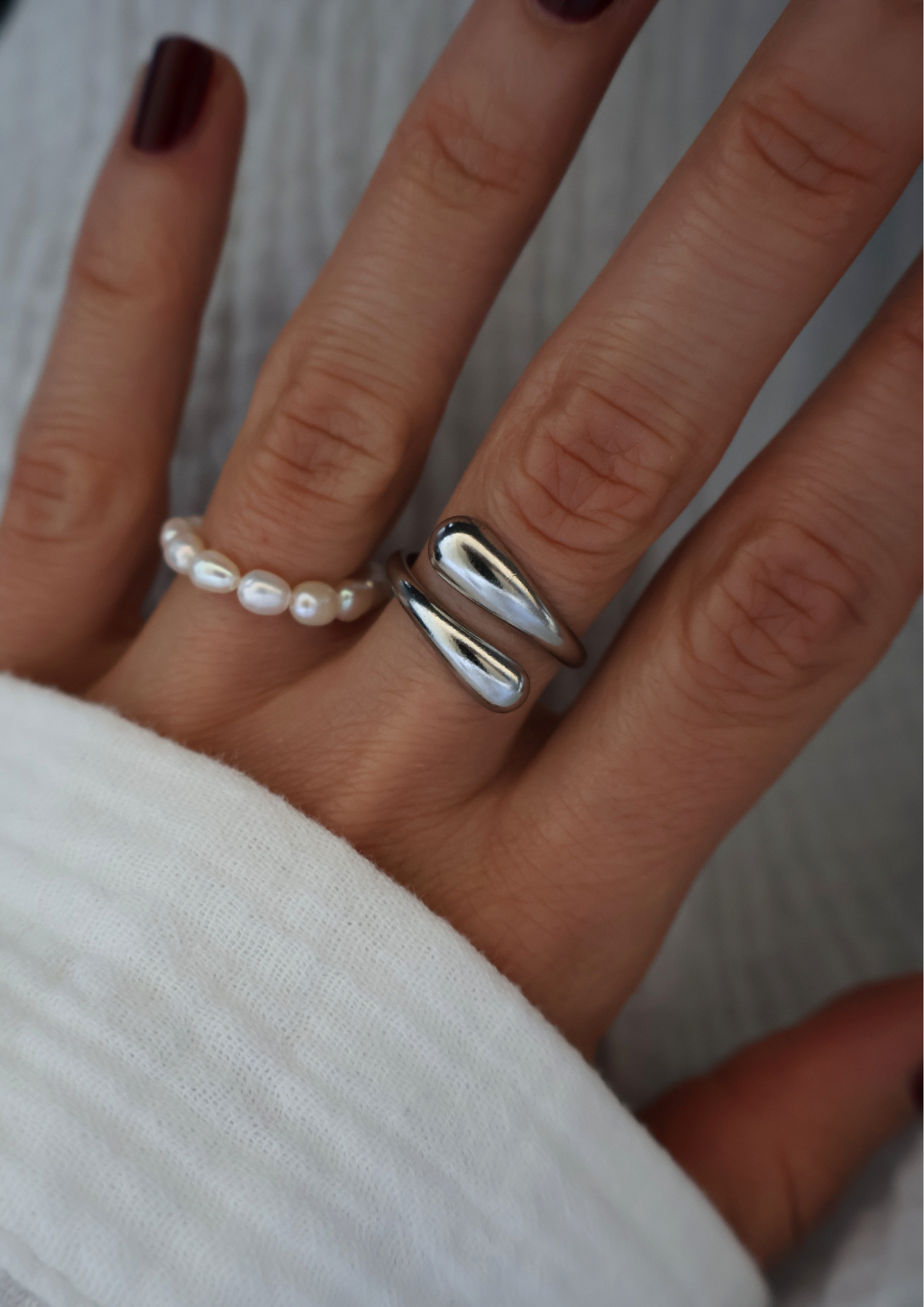 Drop Ring I Silber