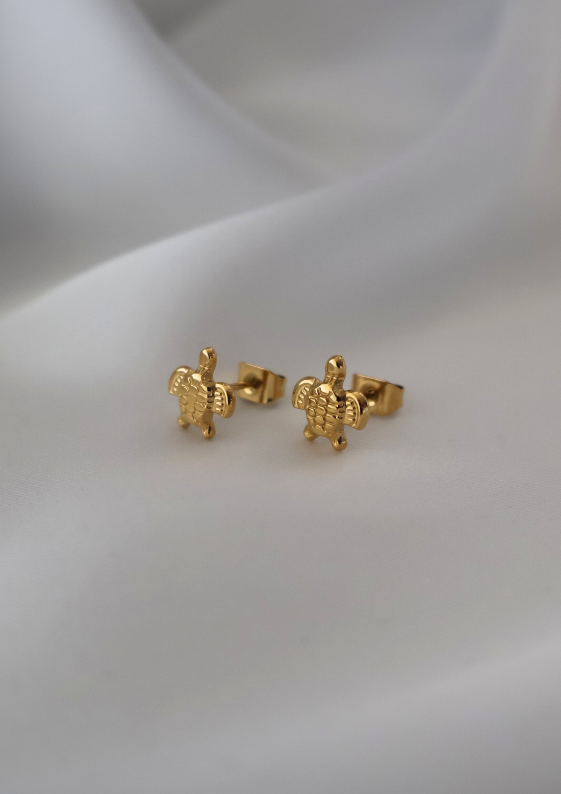 Turtle Ohrstecker I Gold