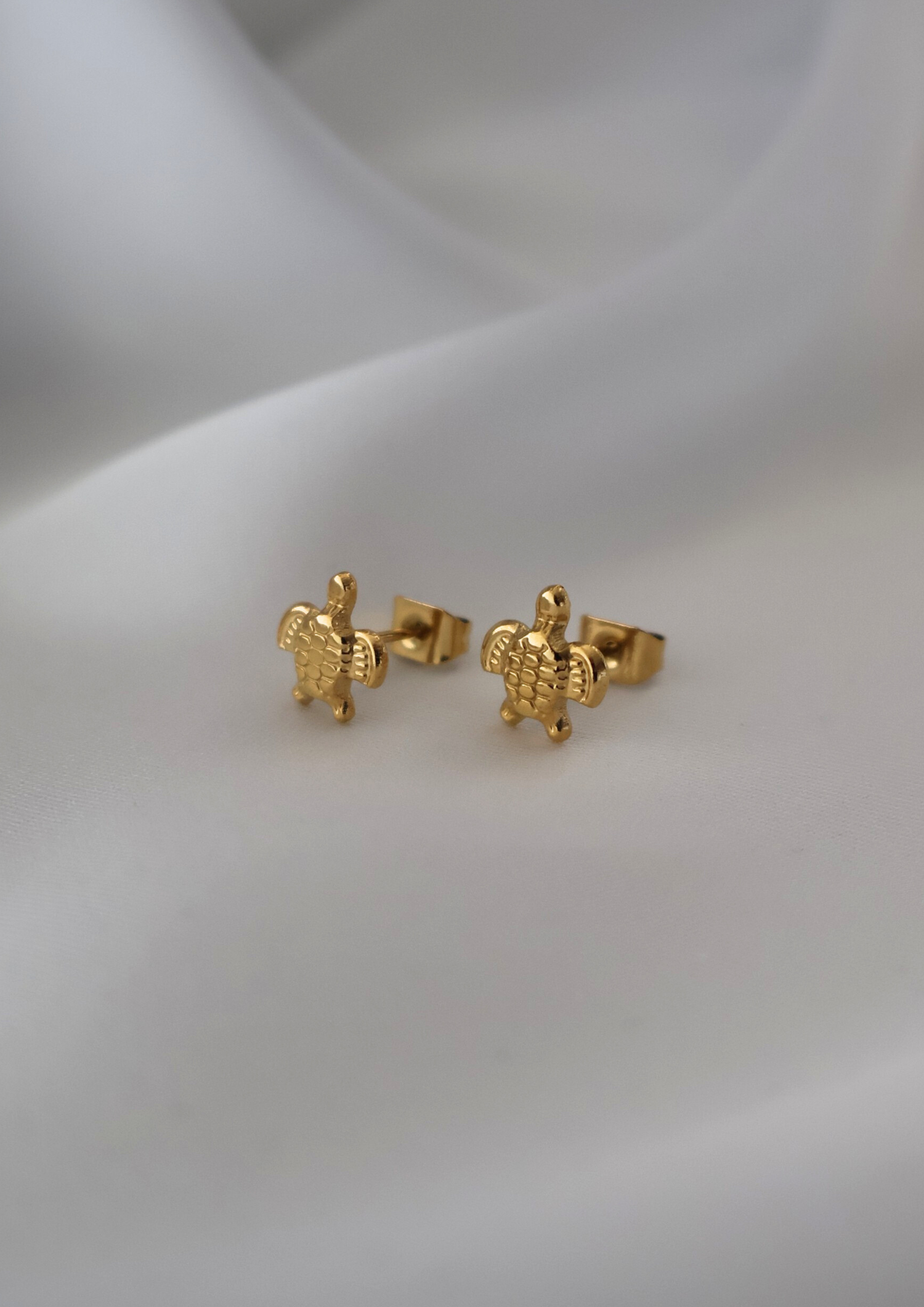 Turtle Ohrstecker I Gold