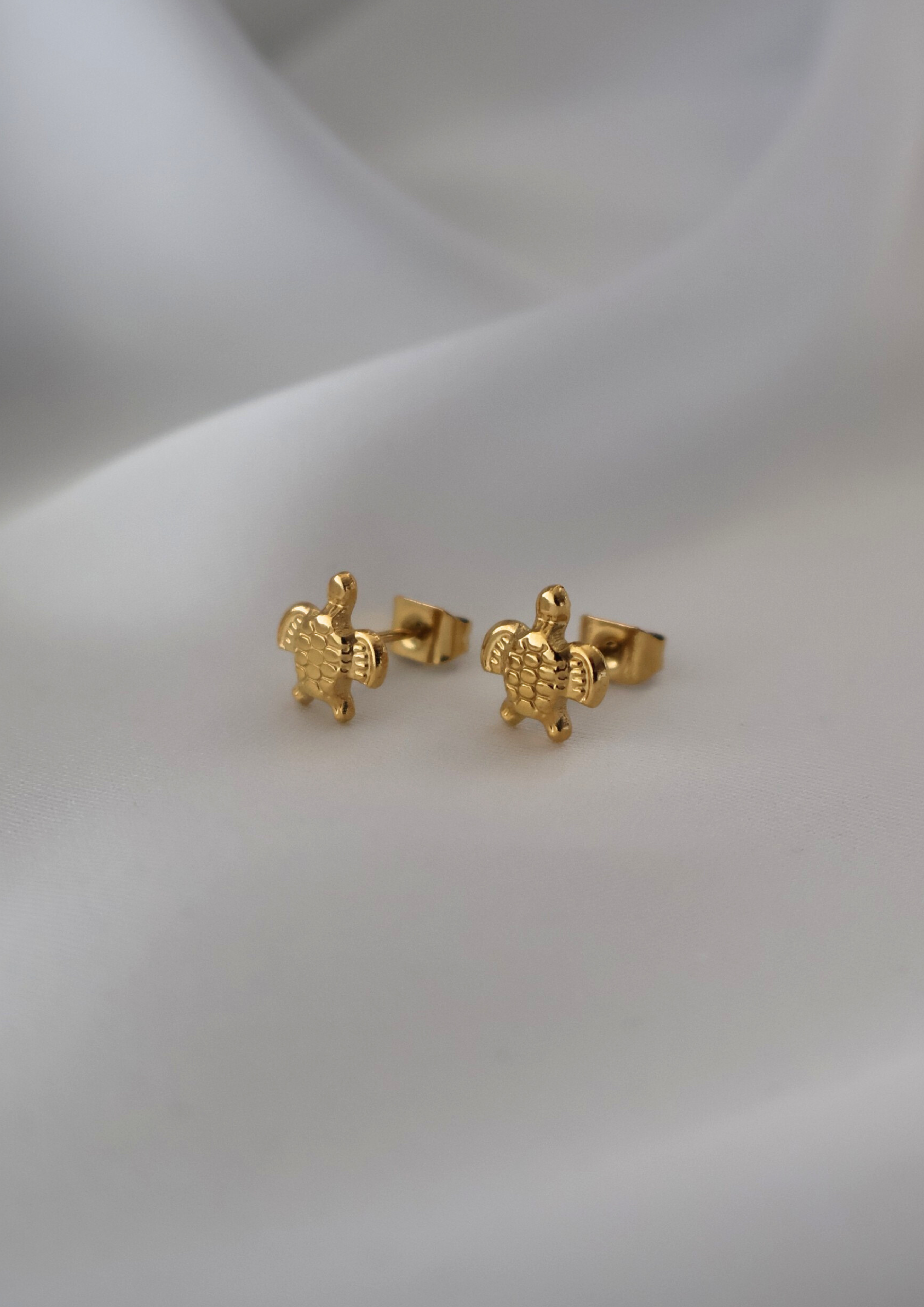 Turtle Ohrstecker I Gold