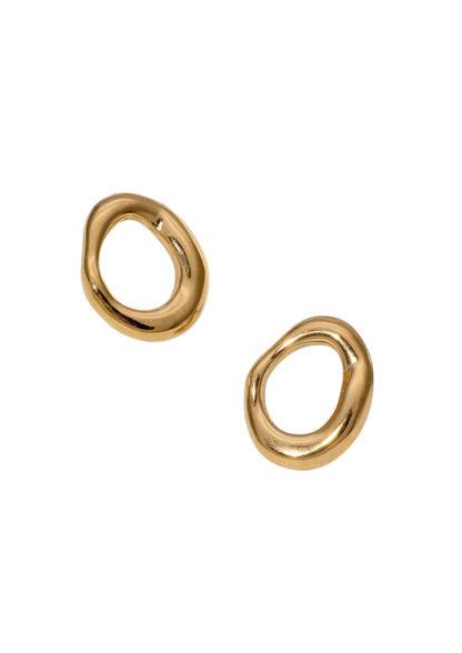 Ovalea Ohrstecker I Gold