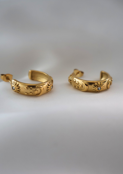 Helia Ohrstecker I Gold