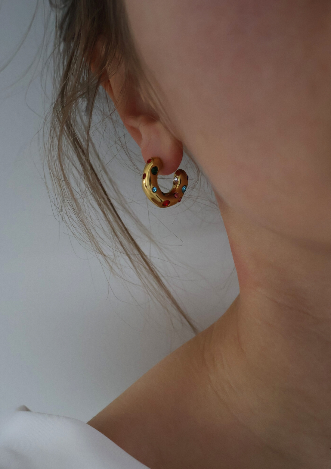Kaleido Ohrstecker I Gold