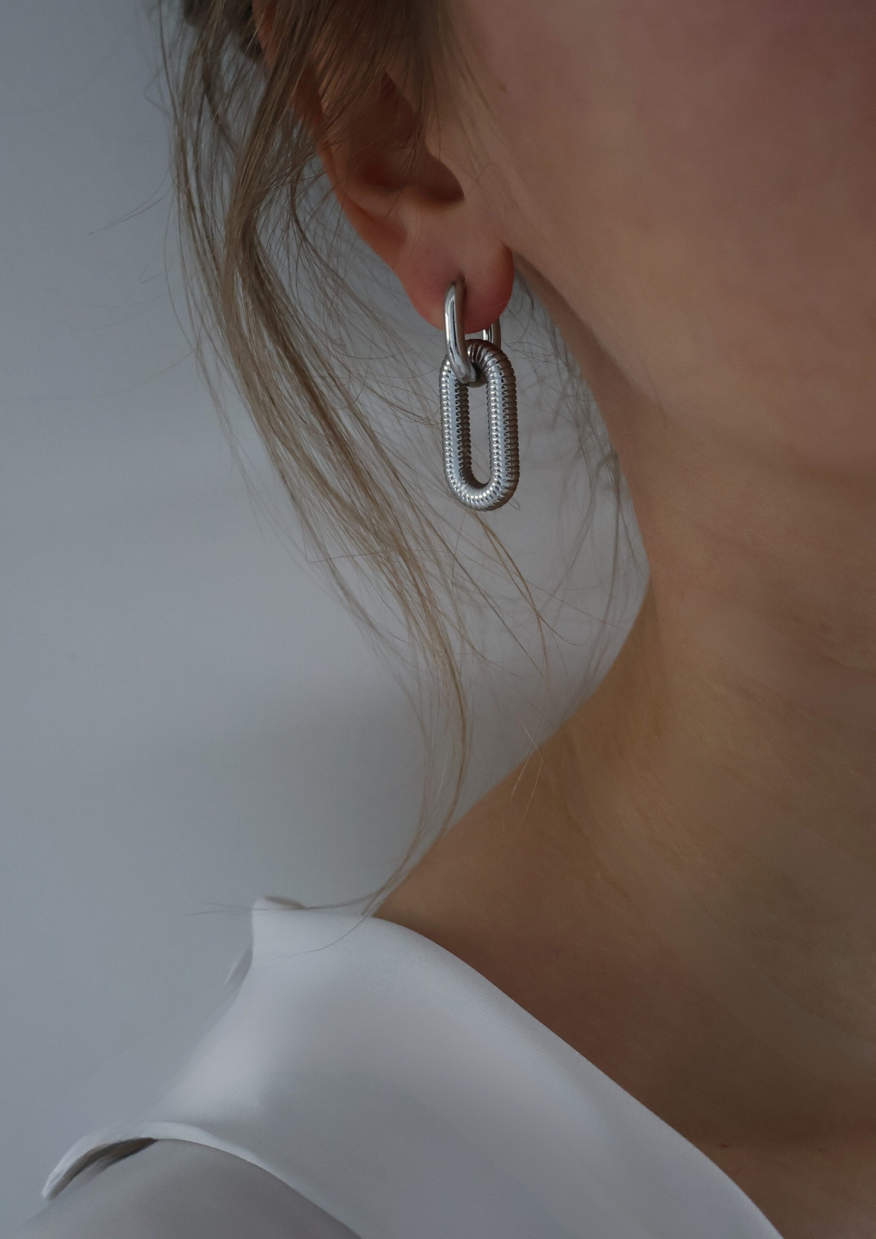 Contour Ohrringe I Silber