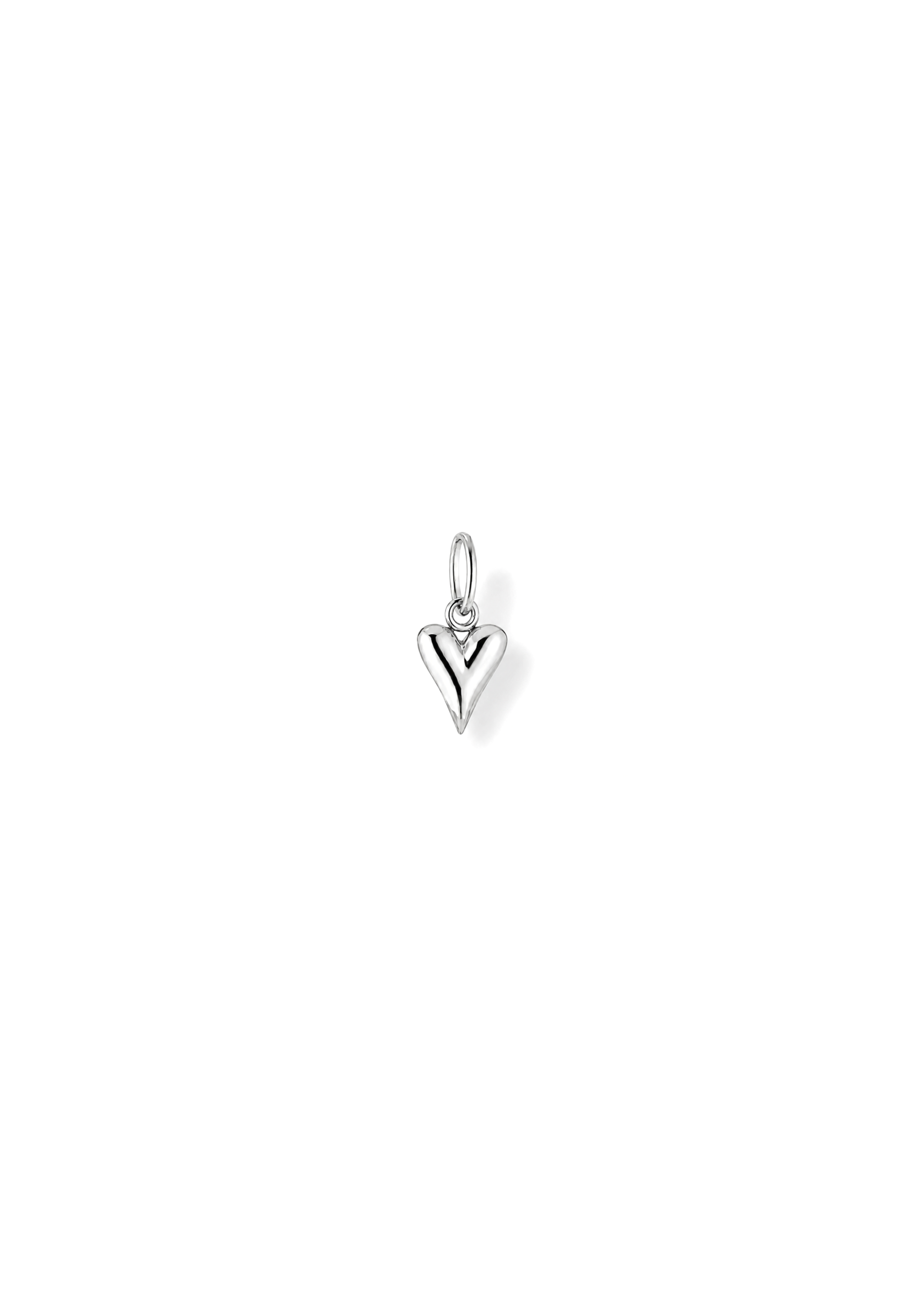 Forever Heart Charm I Silber
