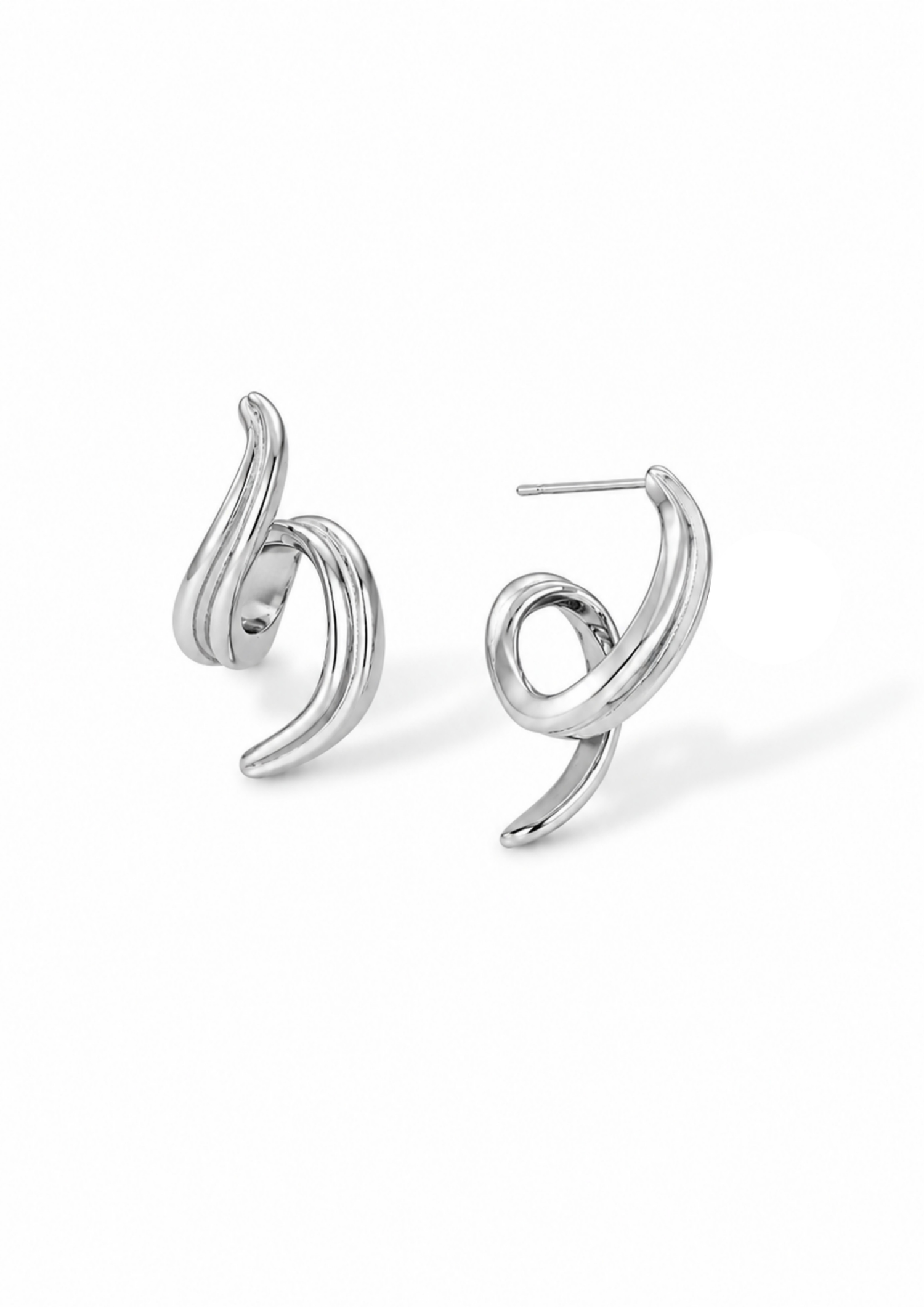 Sleek Ohrstecker I Silber