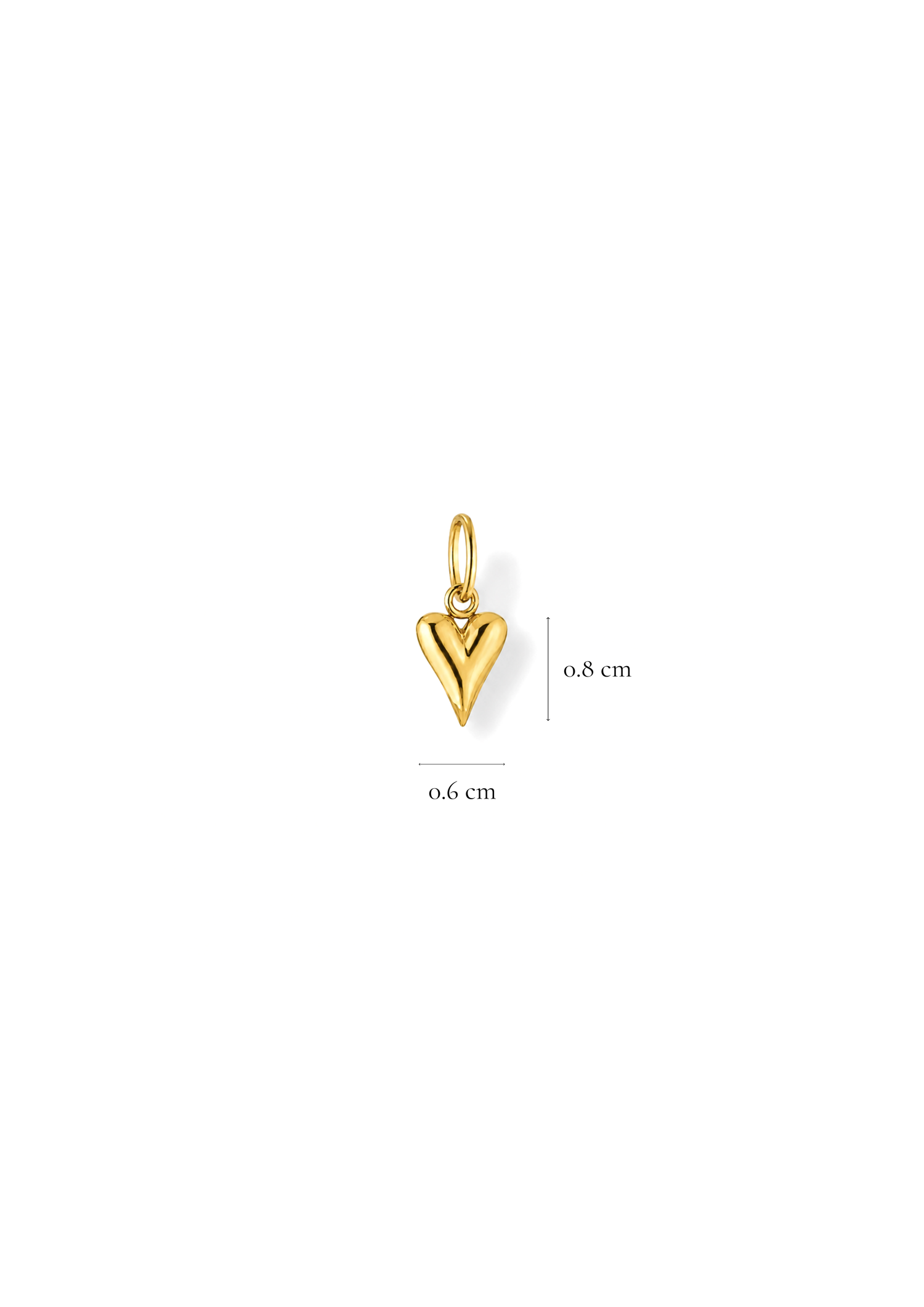 Forever Heart Charm I Gold