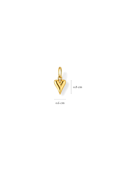 Forever Heart Charm I Gold