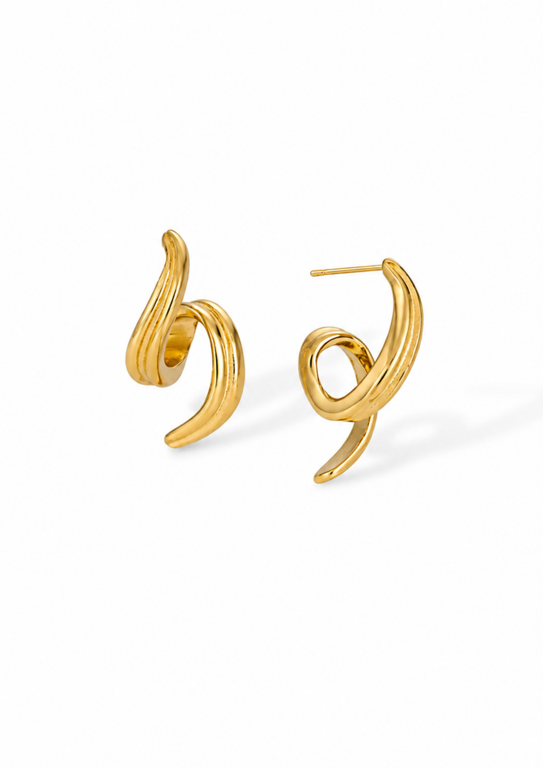 Sleek Ohrstecker I Gold