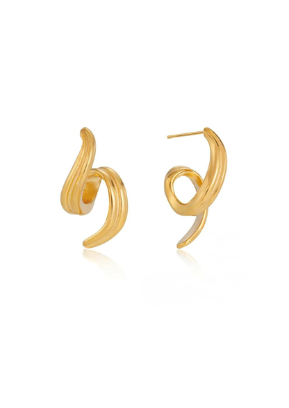 Sleek Ohrstecker I Gold