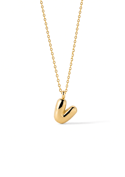 Letter Necklace | Gold