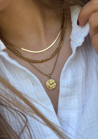 Raw Halskette I Gold