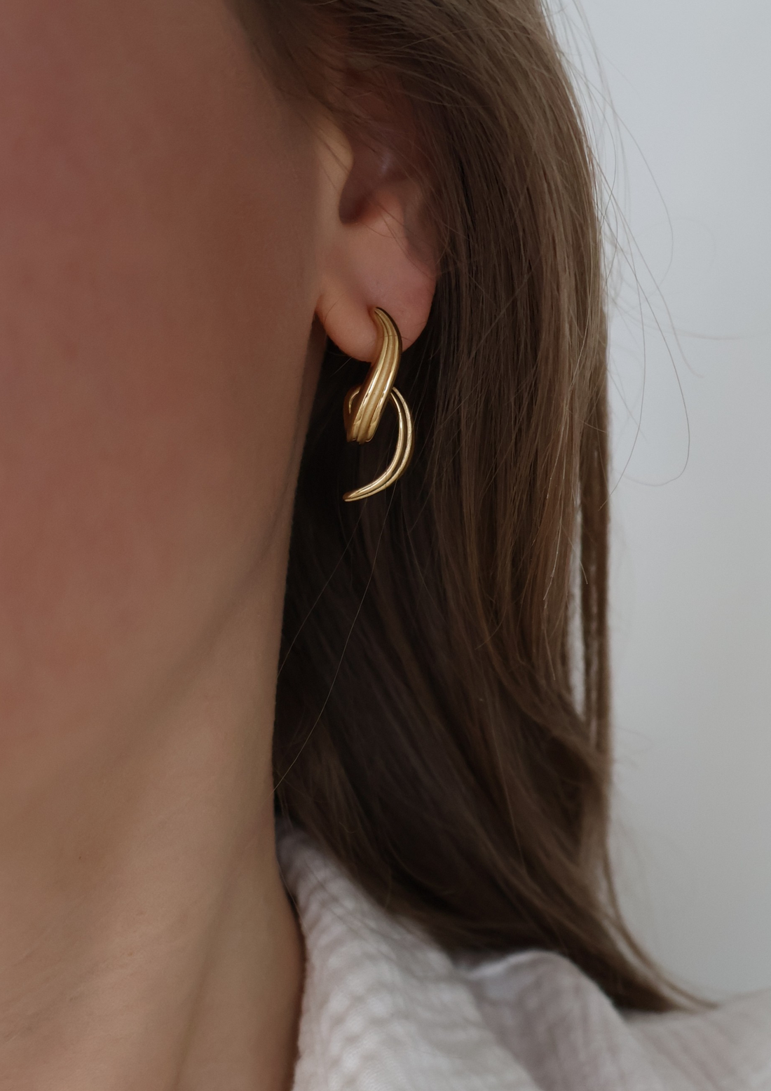 Sleek Ohrstecker I Gold