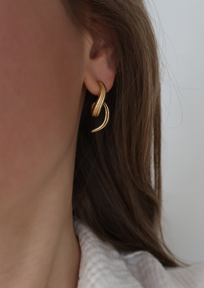 Sleek Ohrstecker I Gold