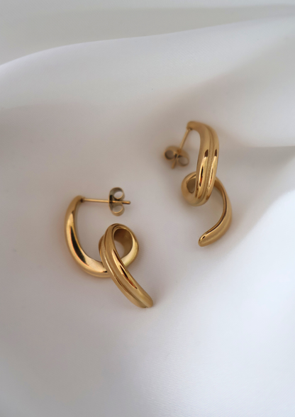 Sleek Ohrstecker I Gold