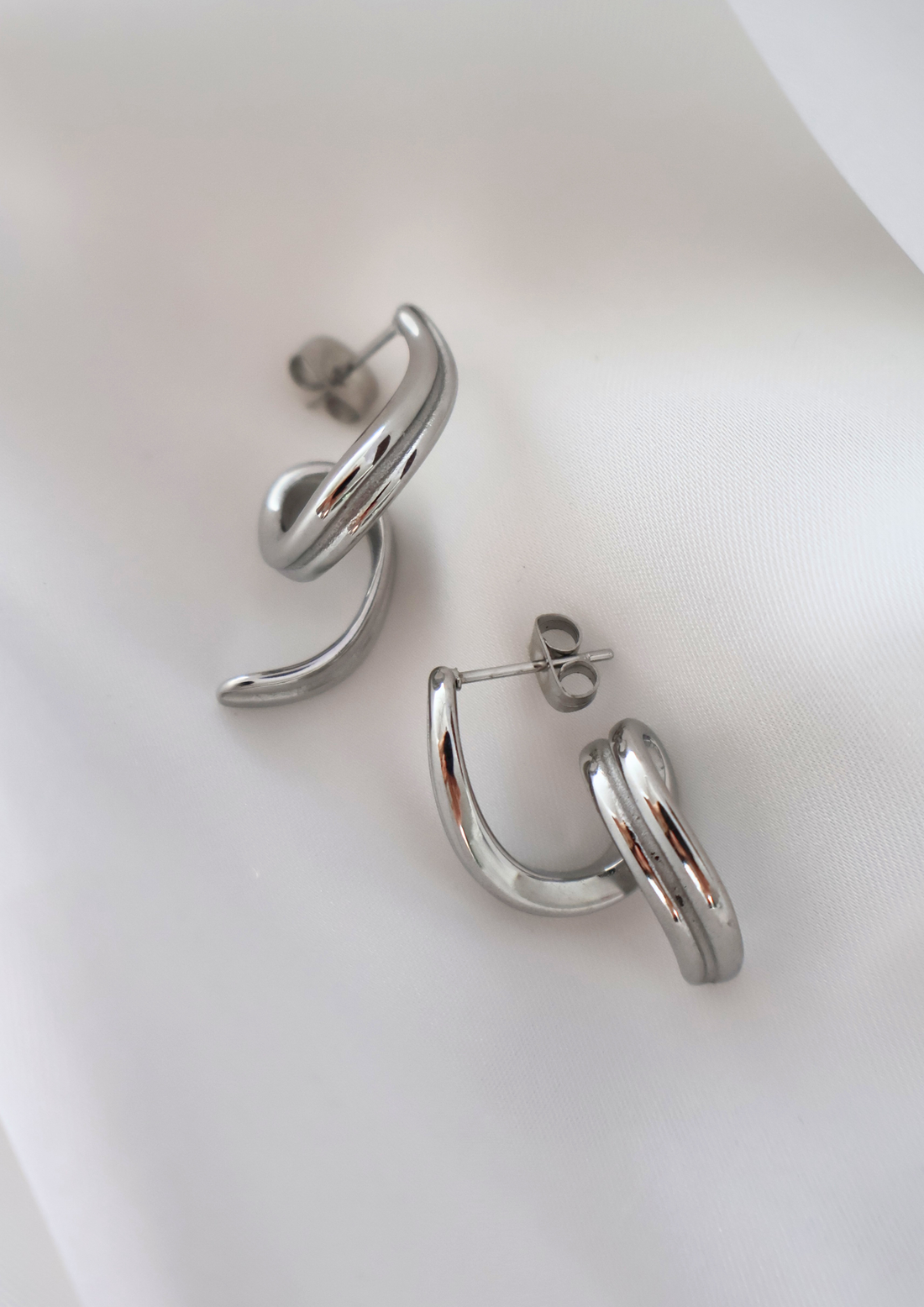 Sleek Ohrstecker I Silber