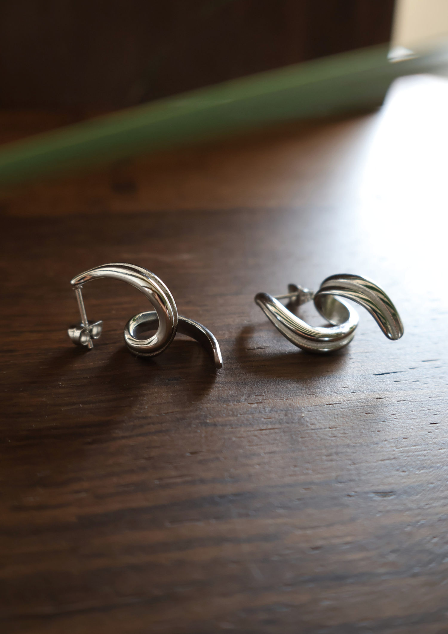 Sleek Ohrstecker I Silber