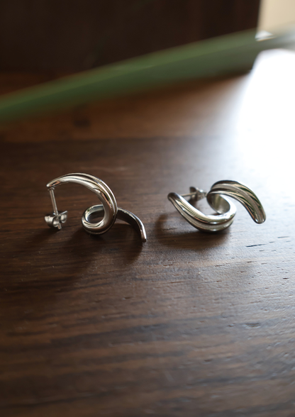 Sleek Ohrstecker I Silber