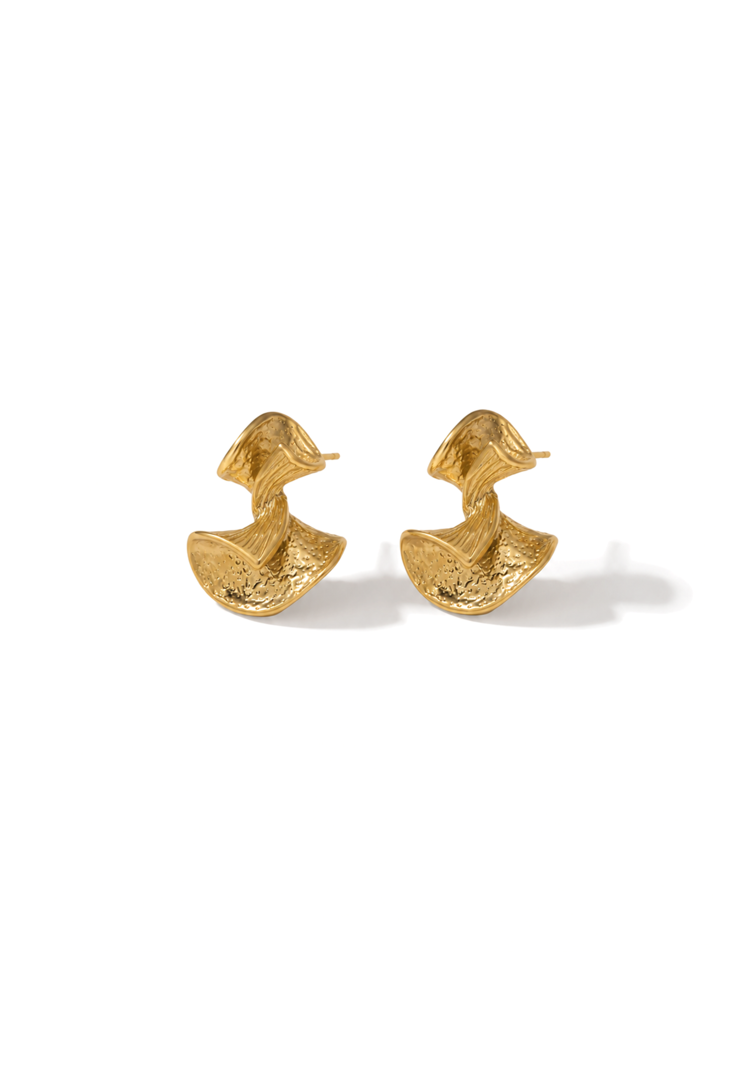 Sculpta Ohrstecker I Gold