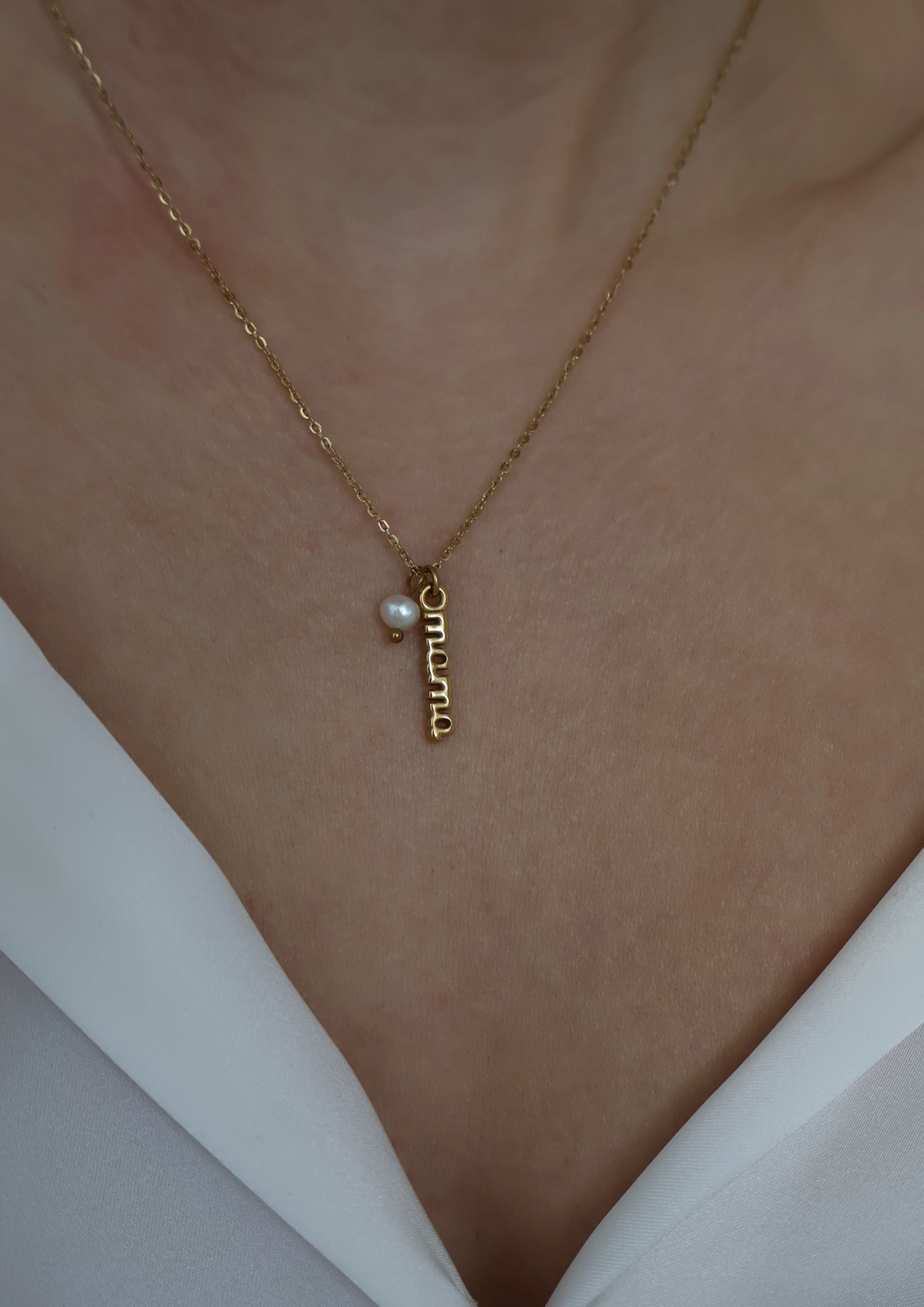 Mama Halskette I Gold