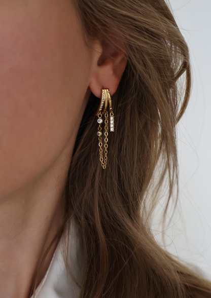 Nola Ohrstecker I Gold
