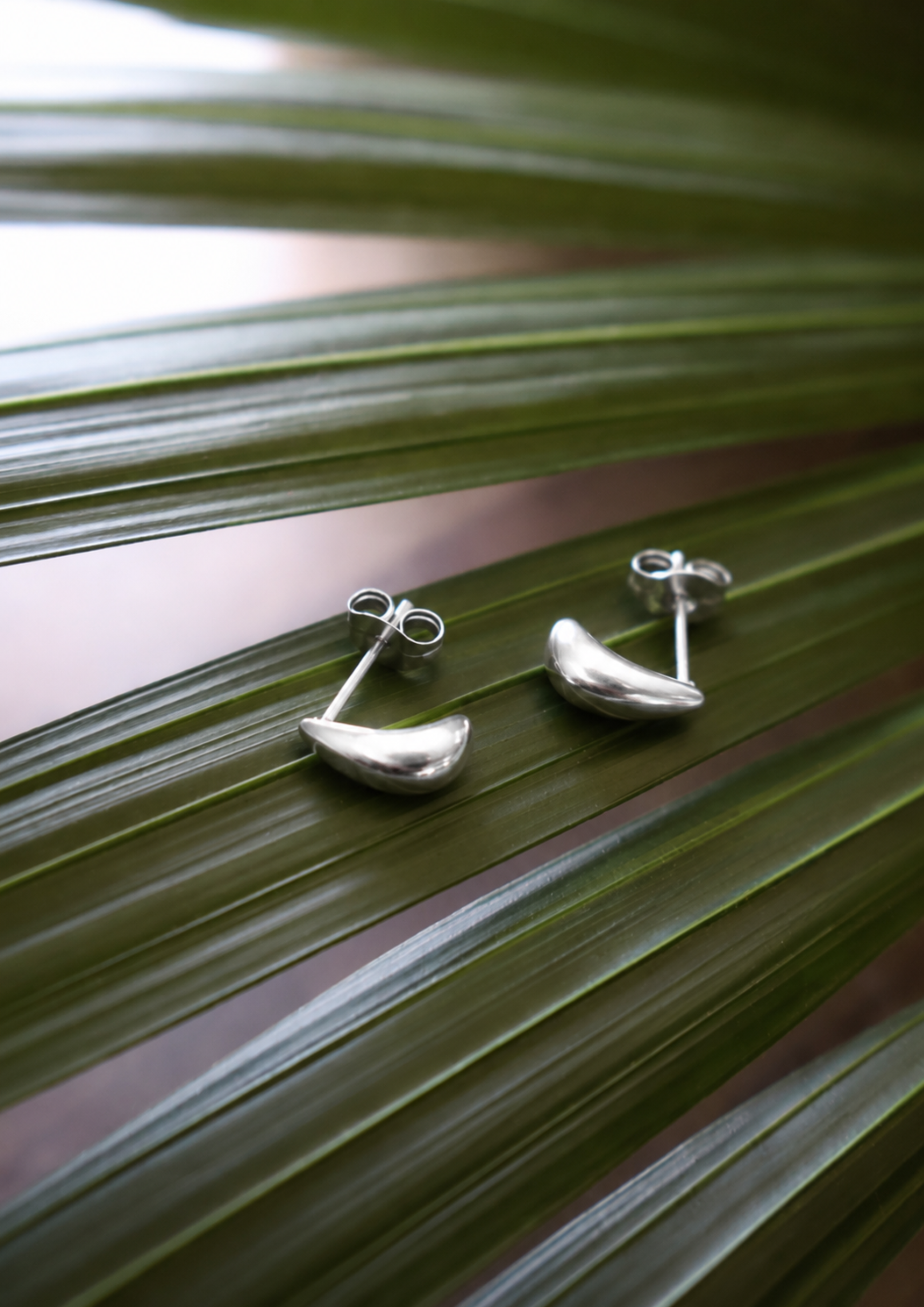Drop mini Ohrstecker I Silber