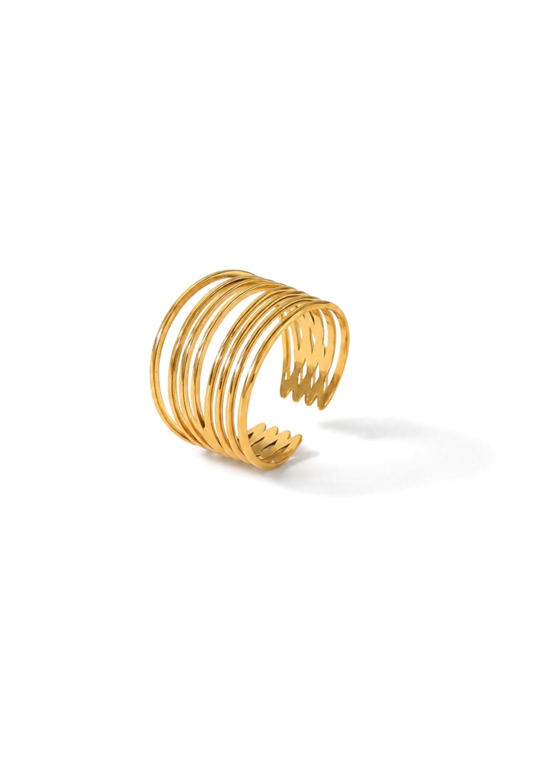 Lines Ring I Gold