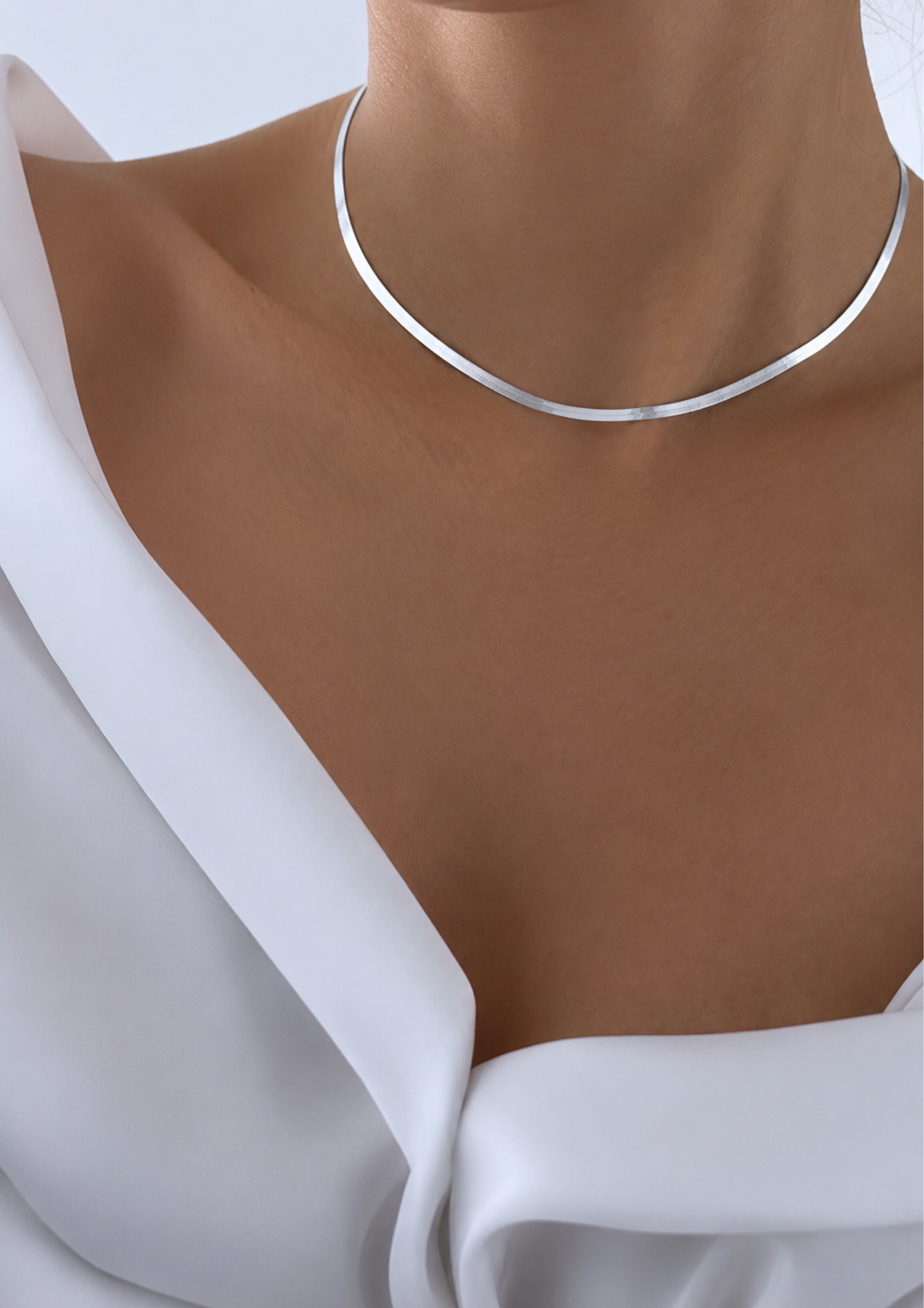 Luna Necklace 2mm I Silver