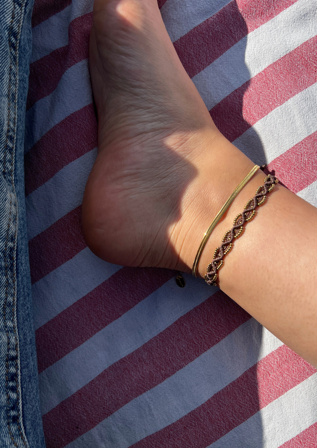 Luna Fusskettchen I Gold