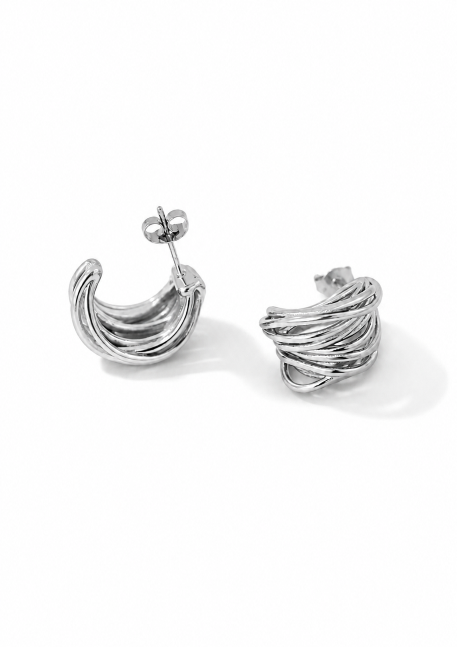 Breeze Ohrstecker I Silber