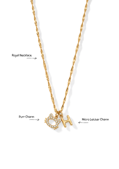Purr Charm I Gold