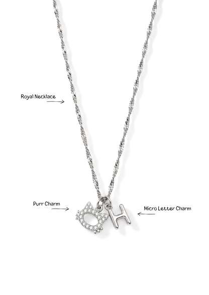 Purr Charm I Silber