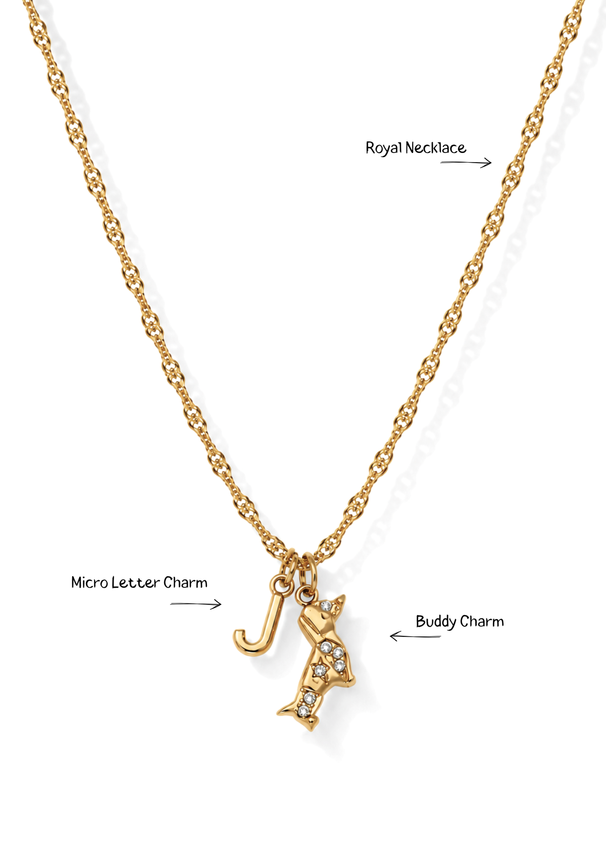 Buddy Charm I Gold